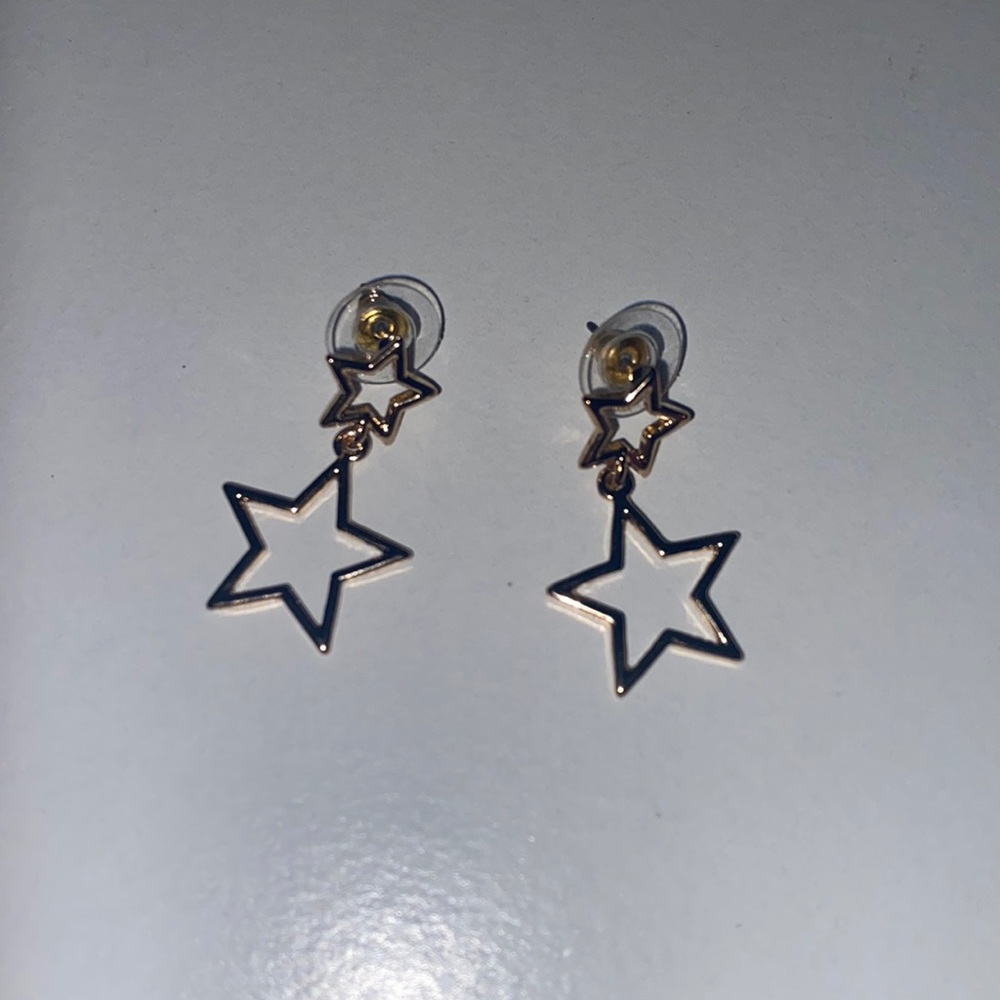 Gold Star Earrings